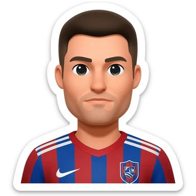 soccer player sticker