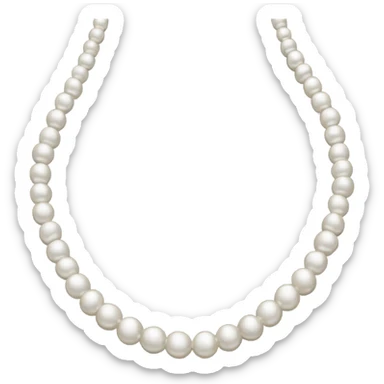 Pearl necklace  sticker
