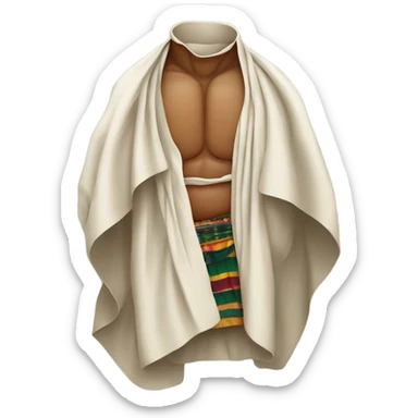 Lungs wearing lungi sticker