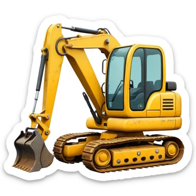 MINI EXCAVATOR sticker