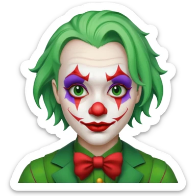 the joker from the dark knight sticker