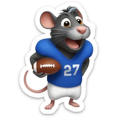 Ratatouille with football sticker