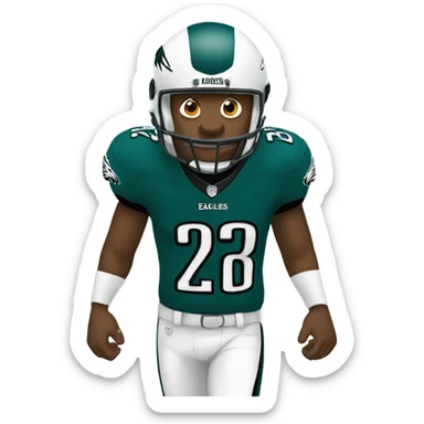 Eagles touchdown  sticker