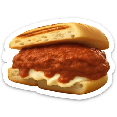 panini Bolognese with cheese  sticker