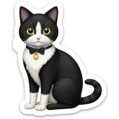 tuxedo cat sticker