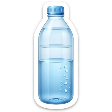 Bouteille d’eau sticker