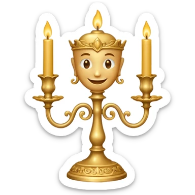 Character in Beauty and the Beast: Candlestick Lumia sticker
