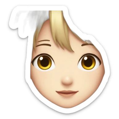 girl anime kon sticker