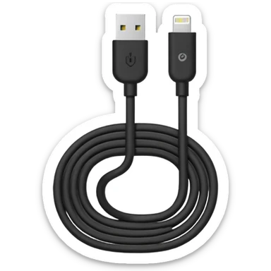 charge cable sticker