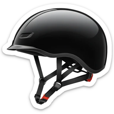 A bike helmet  sticker