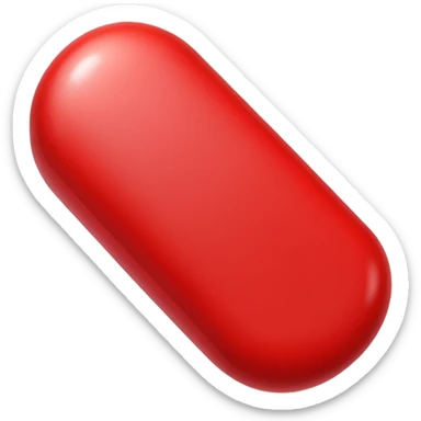 A Case in red Pill sticker