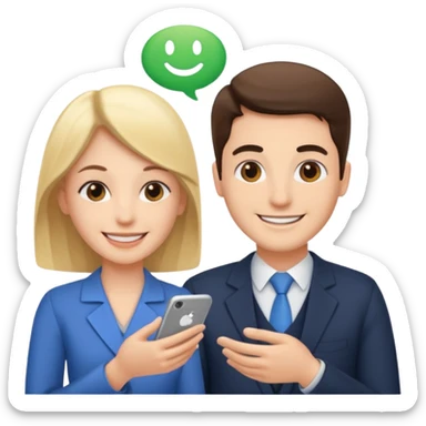 customized investment plan with people sticker