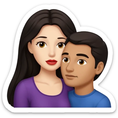 Homem chupando os peitos de uma mulher sticker