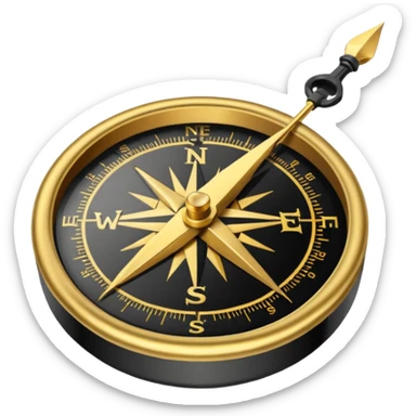 Compass sticker