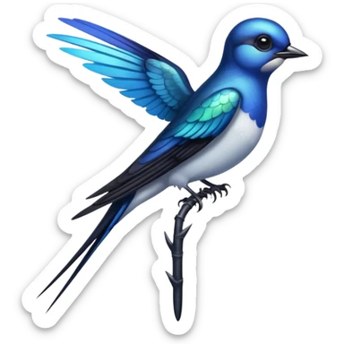 Swallow sticker