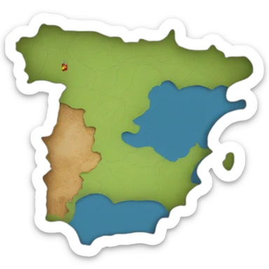 Catalunya mapa sticker