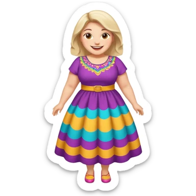 Prohibido gorda sticker