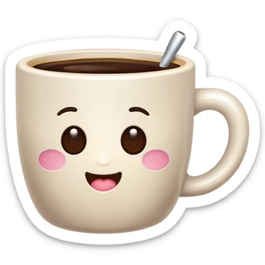 cute aesthetic coffee sticker