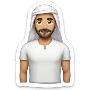 Gay Arab man sticker