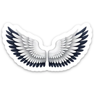Wings both Left and right side sticker