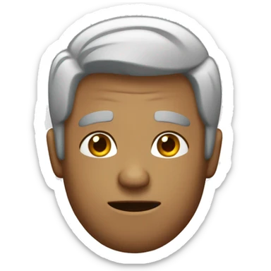 expresión de aburrido  sticker