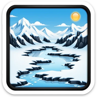 north pole   sticker