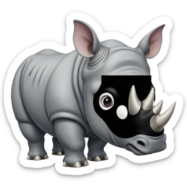 rhinoceros sticker