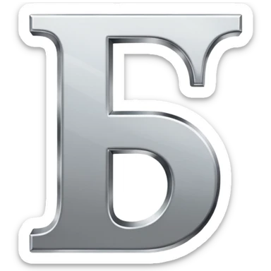 the letter "L" sticker