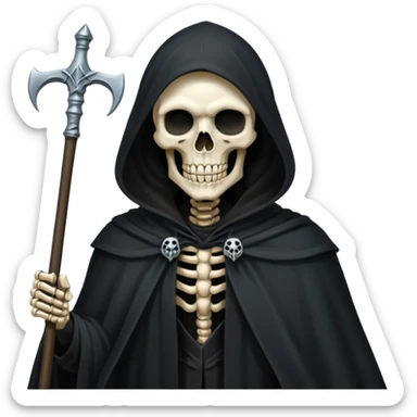 Grim reaper sticker