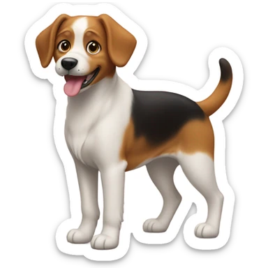 wagging tail sticker