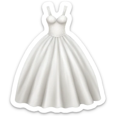 wedding dress sticker
