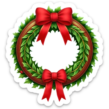 Luxary Christmas wreath

 sticker