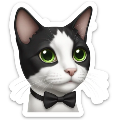 tuxedo cat sticker