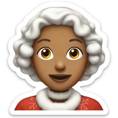 Merry Christmas Mrs. Claus sticker