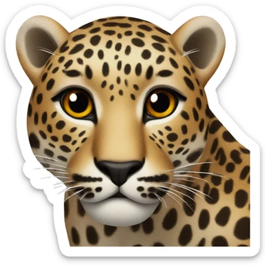 Leopard sticker