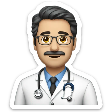 Luis Croce doctor especialista en medicina interna  sticker