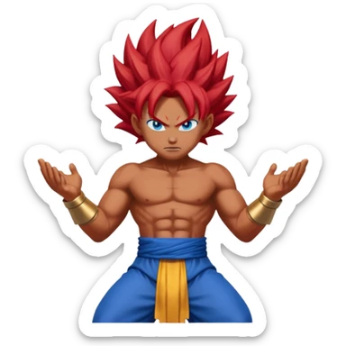 super saiyan god sticker