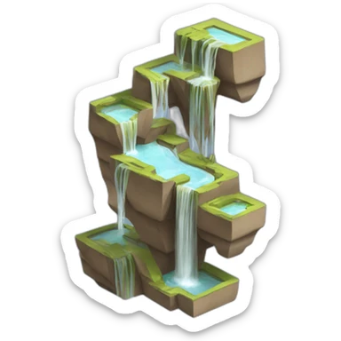 Cascade sticker