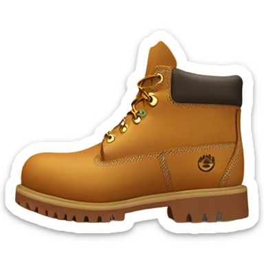Timberland boots sticker