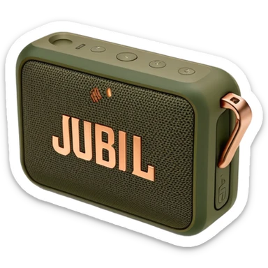 JBL Go Clip 4 bluetooth speaker in camouflage pattern sticker