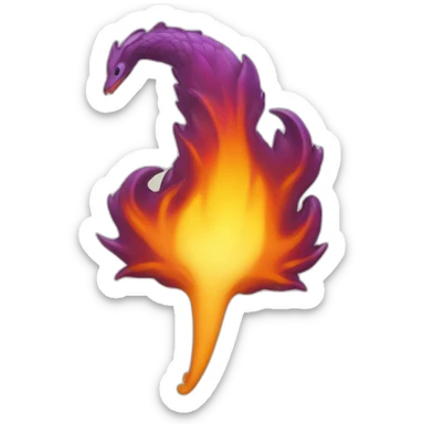 Dracaufeu avec un pouce en l’air sticker