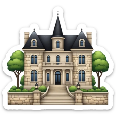 A mansion sticker