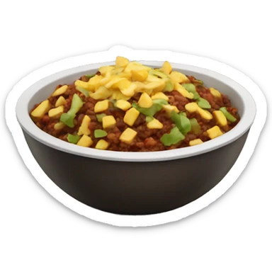 Chipotle bowl sticker