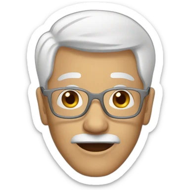 white grandparents sticker