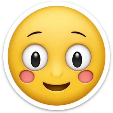 😊🥺 these emojis but with flies around it and its happy yellow face emoji black eyes like the 4th image but its cuter sticker