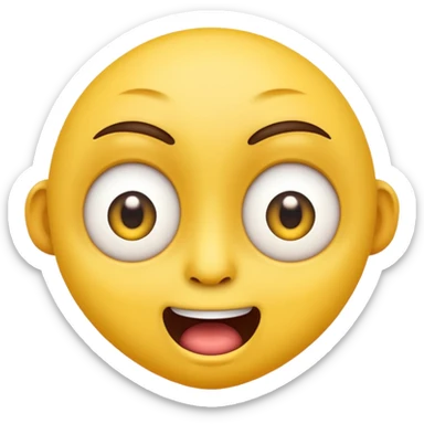 create a crazy face emoji sticker