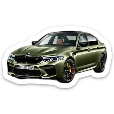 Bmw m5 cs sticker