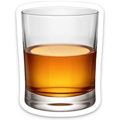 verre de wiskey sticker