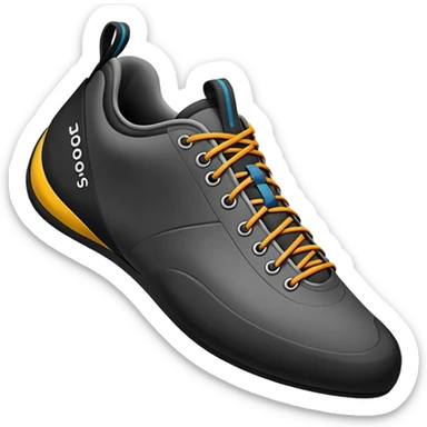 climbing shoe for bouldering sticker