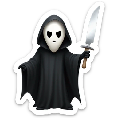 Scream movie sticker